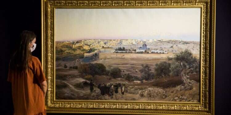 גוסטוב מצייר את הר הבית