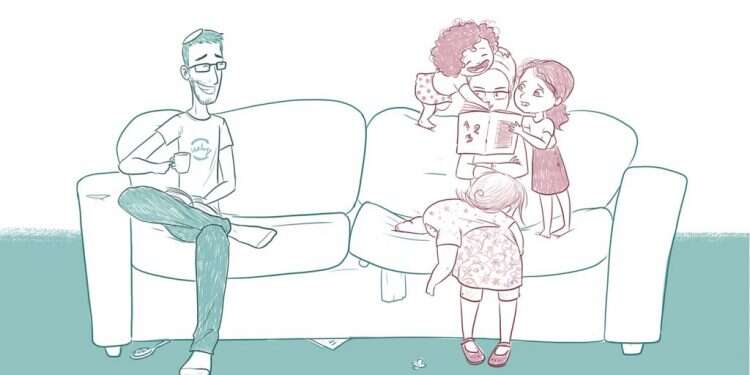 בית ש ל בנות. איור: ינון פתחיה הלו, הלו אבא: העדפה מקלקלת