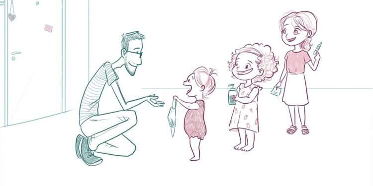 בית ש ל בנות. איור: ינון פתחיה הלו, הלו אבא: מלחמת המעמדות