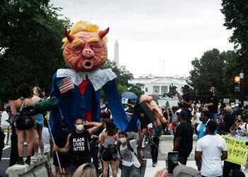 מצעד מחאה בוושינגטון. צילום: EPA מחאות ופוליטיקה 2020: הגבולות עוברים לא רק בין ימין לשמאל