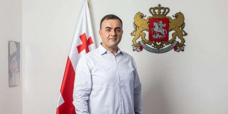 שגריר גאורגיה בישראל, לאשה ז'אווניה. צילום: אבישג שאר-ישוב צילום: אבישג שאר-ישוב