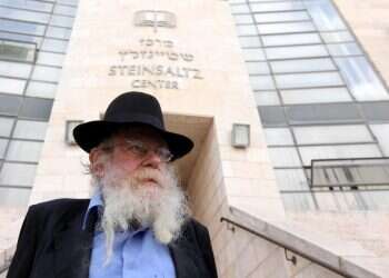 מי היה הרב עדין אבן-ישראל שטיינזלץ?