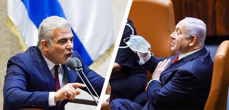 נתניהו ולפיד. צילום: עדינה ולמן, דוברות הכנסת ההופעה הטובה ביותר בעיר: נתניהו ולפיד מתכוננים לבחירות