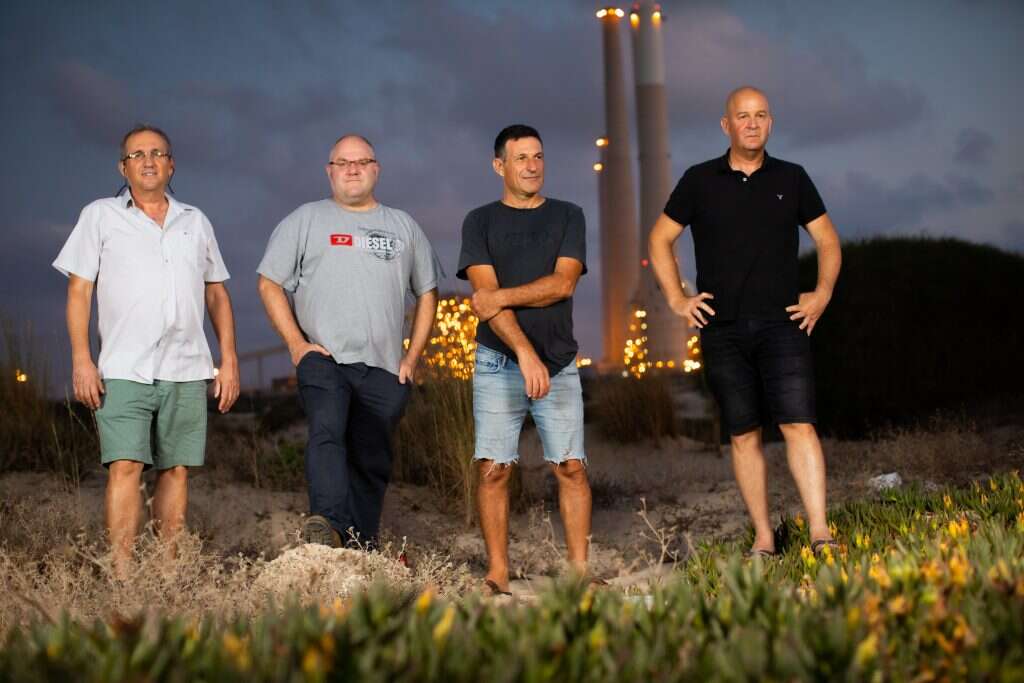 מימין: יואל דיאמנט, ירון רונן, יאיר פריש, אלי ממן. צילום: אריק סולטן