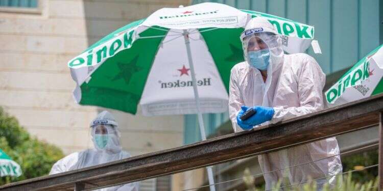 מלון הקורונה בניר עציון. צילום: יוסי אלוני הכנסת אורחים: ביקור ממוגן במלונית קורונה