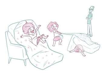 הלו, הלו אבא: גבר הולך לבידוד