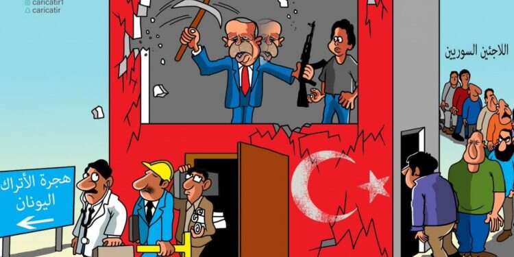 ארדואן מחזק את אחיזתו והמוחות הטורקים בורחים ליוון