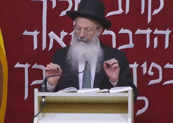 הרב אליעזר מלמד. צילום מסך: מתוך השיעור צפו בשיעור: משמעות ראש השנה – הכיסוי, התרועה והזיכרון