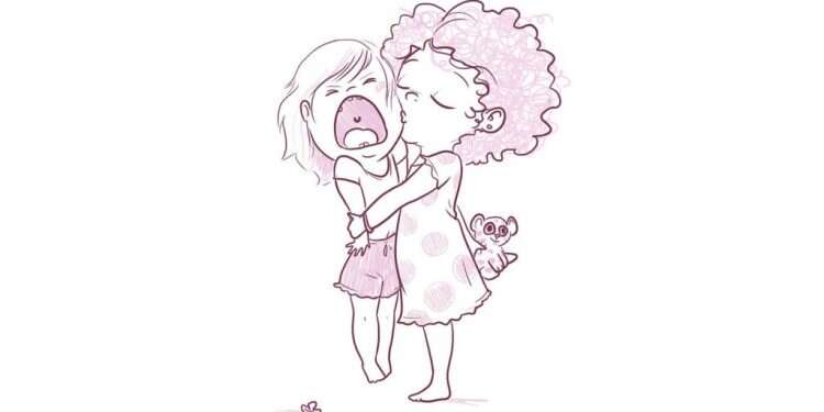 עד שתרצה את אחותה... איור: ינון פתחיה הלו הלו אבא: כפרה שלי