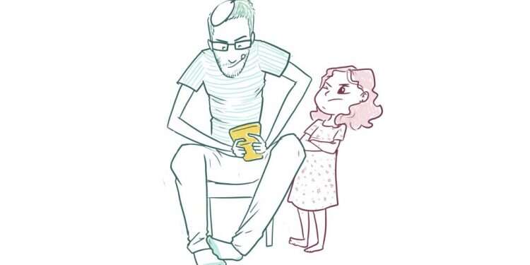 בית של בנות. איור: ינון פתחיה הלו, הלו אבא: לא היה כלום