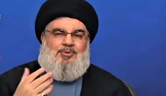 חסן נסראללה, חיזבאללה. צילום: AFP צילום: AFP