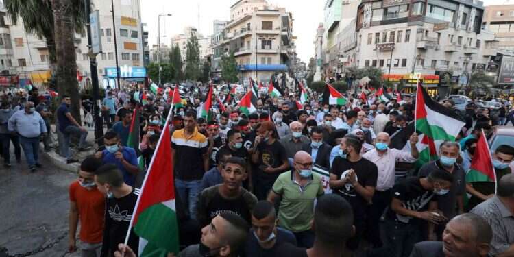 הפגנה ברמאללה לציון 20 שנה לאינתיפאדה. צילום: AFP צל"ש או טר"ש: ההימור של הפלסטינים וארדואן