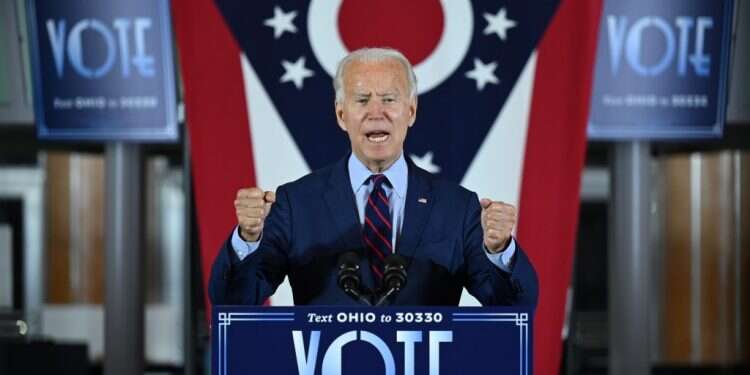 ביידן. צילום: AFP פייסבוק וטוויטר צנזרו דיווח מזיק לביידן