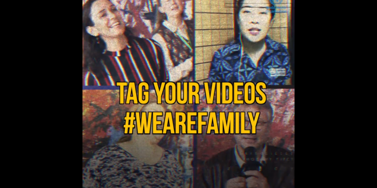 הקמפיין של הארגון ביוטיוב. צילום מסך משפחה אחת: קליפ חדש יאחד את העולם במאבק בקורונה