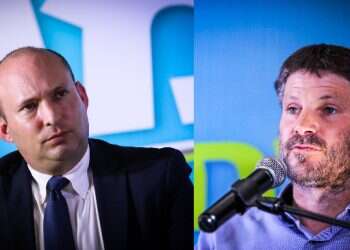 בצלאל סמוטריץ' ונפתלי בנט. צילומים: אורן בן חקון דחיית הריבונות והכרה בפלסטינים: הסכם השלום חילק את ימינה