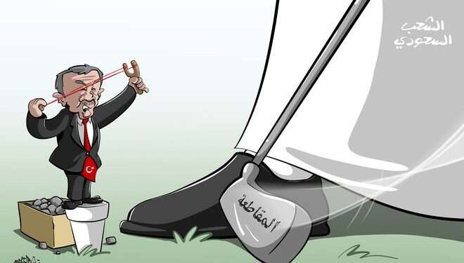 חובטים בסולטן הקטן: תנועת החרם הסעודית נגד ארדואן