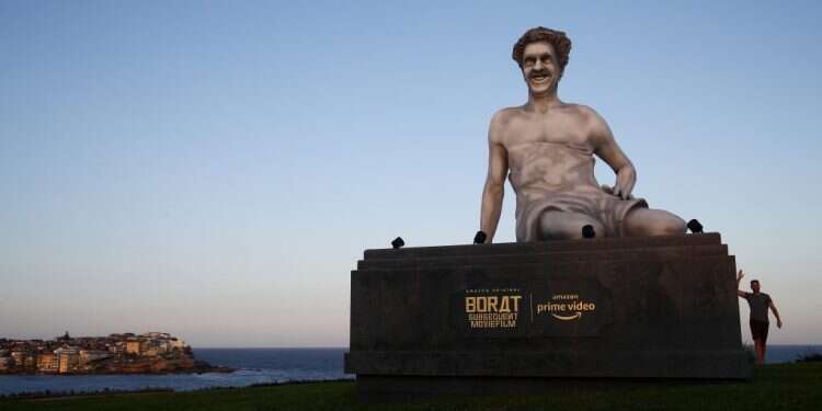 סרט המשך בוראט. צילום: גטי אימג'ס הבוראטמטר: סשה ברון-כהן חושף את אמריקה במערומיה