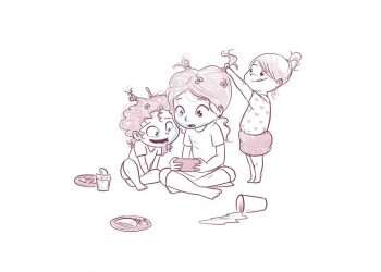 אל תשכחו לשטוף... ידיים... איור: ינון פתחיה הלו, הלו אבא: צפיית שיא