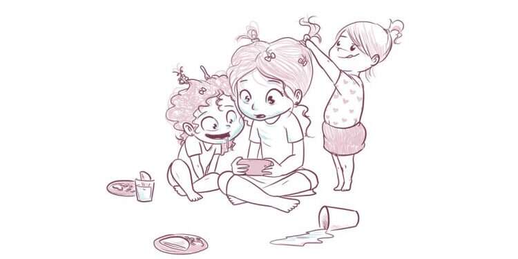 אל תשכחו לשטוף... ידיים... איור: ינון פתחיה הלו, הלו אבא: צפיית שיא