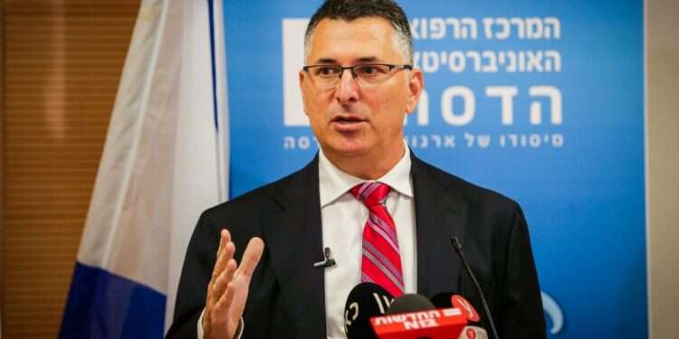 גדעון סער. צילום: אורן בן חקון סוף ידוע מראש: קיצור תולדות הכנסת ה־23