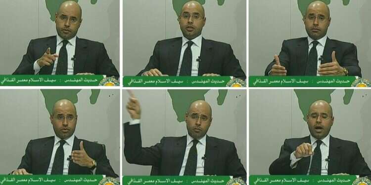 סיף אל־אסלאם קדאפי. צילום: AFP צמד חמד: השחרור המפתיע של שני רוסים שנחשדו בריגול