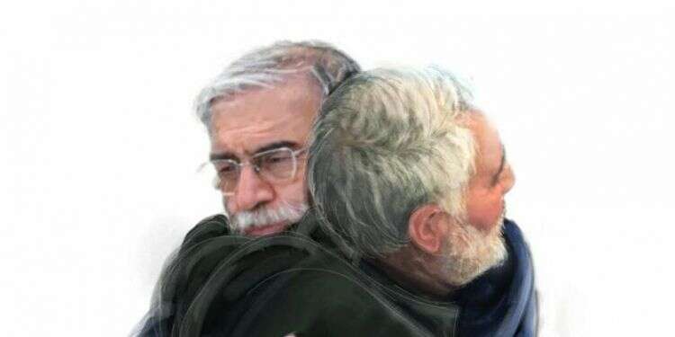 סולימאני מקדם את בואו של מוחסן פחריזאדה באיור שפרסם מנהיג איראן חמינאי ההתנקשות בפחריזאדה: טהרן נצמדת לתיאוריית "השלט־רחק"