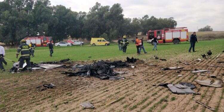 זירת ההתרסקות דו"ח ביניים: אין הסבר להתרסקות מטוס "סנונית" בדרום