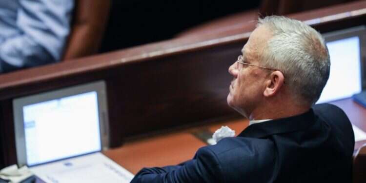 בני גנץ. צילום: נועם ריבקין פנטון, פלאש 90 בפירוק הממשלה יש רק אשם אחד וזה לא בני גנץ