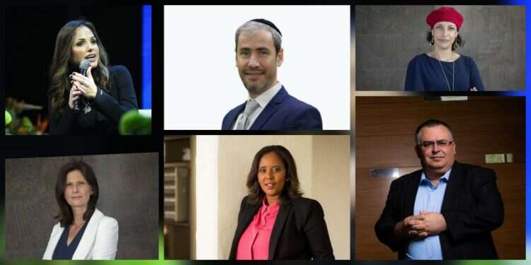 תהלה פרידמן, יוסי טייב, עומר ינקלביץ. דוד ביטן, פנינה תמנו־שטה  מיכל קוטלר-וונש. צילומים: אוליבייה פיטוסי - פלאש 90, ארז מיימון, שריה דיאמנט, אריק סולטן