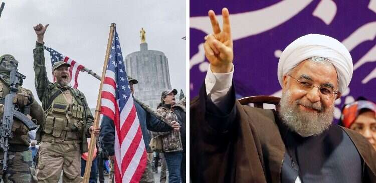 חסן רוחאני ותומכי טראמפ במהומות בארה "הוכחה לכישלון המערב": נשיא איראן מגיב למהומות בוושינגטון