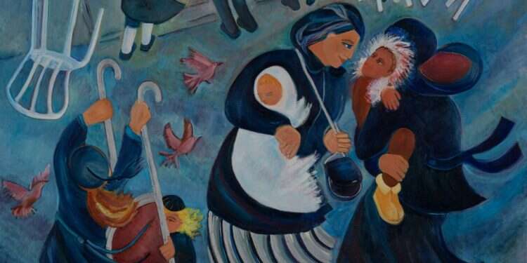 משעה שבאה לצאת מפתח החנות סערת גשם משתוללת בחוץ. חנה הלן רוזנברג, טוריה בידם ותורתם בפיהם: זיכרונות מעולם יהודי בחיק הטבע