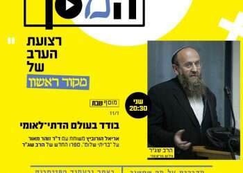 צפו: הרב שג"ר – בודד בעולם הדתי-לאומי