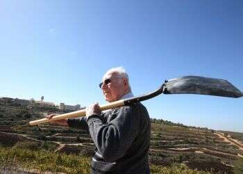 משה (מושקו) מושקוביץ בשנת 2014. צילום: מרים צחי "בונה הארץ, איש החזון והמעש": פרידה ממשה מושקוביץ