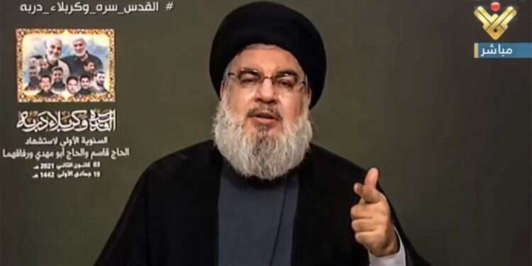 נסראללה נואם. צילום: AFP נסראללה איים: "ישראל תהיה חשופה למכה שלא הכירה מאז היווסדה"