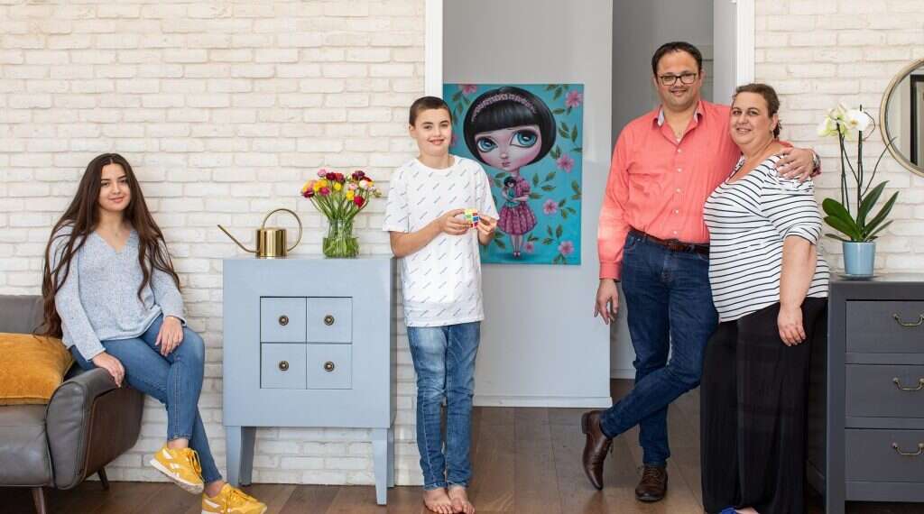 משפחת גרשטיין, נחשונים. צילום: אבישג שאר-ישוב צילום: אבישג שאר-ישוב