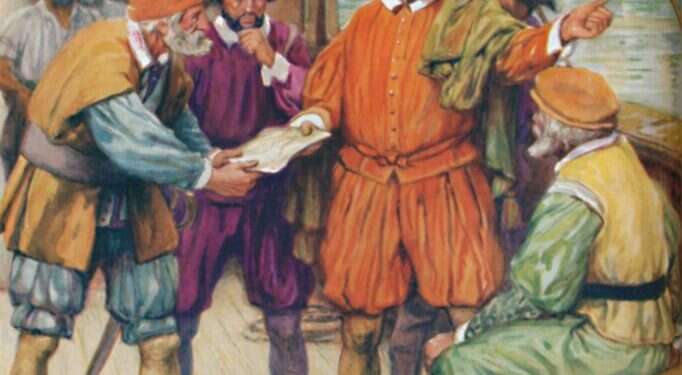 סיפור חייו שזור הרפתקאות, דרמות וקונפליקטים. פרדיננד מגלן בציורו של ארתור פרסי דיקסון, 1925. צילום: גטי אימג'ס