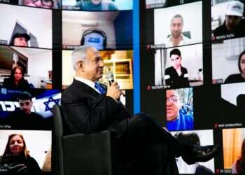 בנימין נתניהו בכנס נתניהו בכנס הליכוד: המאבק הוא ביני לבין לפיד