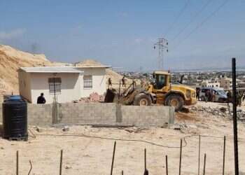 המנהל האזרחי אכף בנייה בלתי חוקית באתר ארכיאולוגי