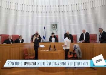 דע מה שתשיב: כיצד יפעלו המפלגות בנושא מינוי השופטים?