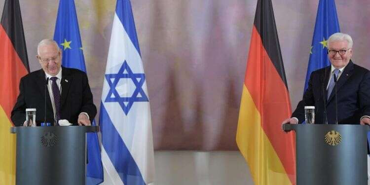 חוזרים להסכם הגרעין? נשיא גרמניה נפגש עם ריבלין