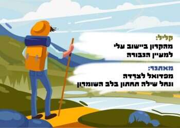 מצודה ישראלית ותצפית מרהיבה: הטיולים שיעשו לך את החג