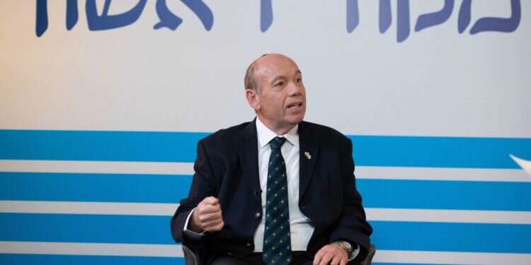 מבקר המדינה מתניהו אנגלמן בוועידת הנדל"ן של מקור ראשון. צילום: שריה דיאמנט