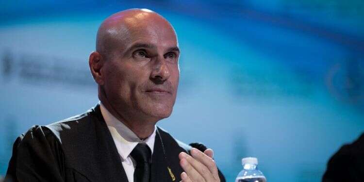 אפי נוה בטקס של לשכת עורכי הדין, 2018. צילום: אורן בן־חקון