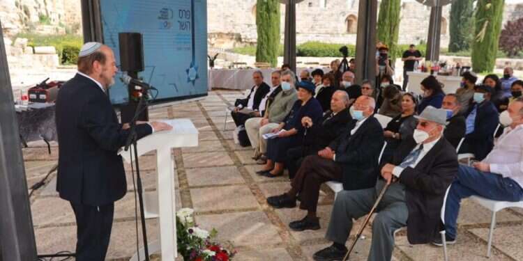 טקס הענקת פרסי השר להשכלה גבוהה. צילום: אליהו ינאי פרס השר לתרבות היהודית: "בחרתם לפתוח את המתנה"