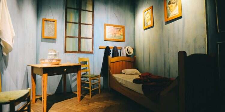 חדר שינה. תערוכת ואן גוך. צילום: Ivanov Christine יוצאים מהבית: מה יש לעולם התרבות להציע?