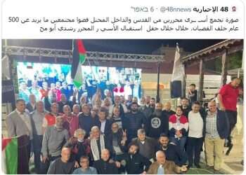 מחבלים משוחררים חוגגים במסיבות, למה שהם לא יחייכו למצלמה?