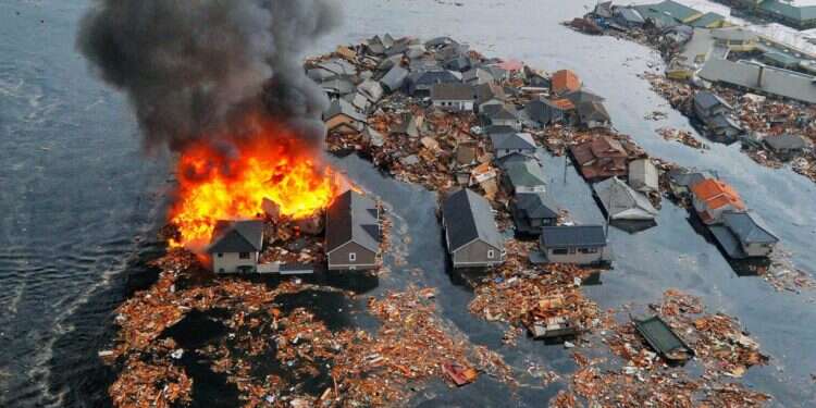 הצונאמי ביפן, 2011. צילום: רויטרס