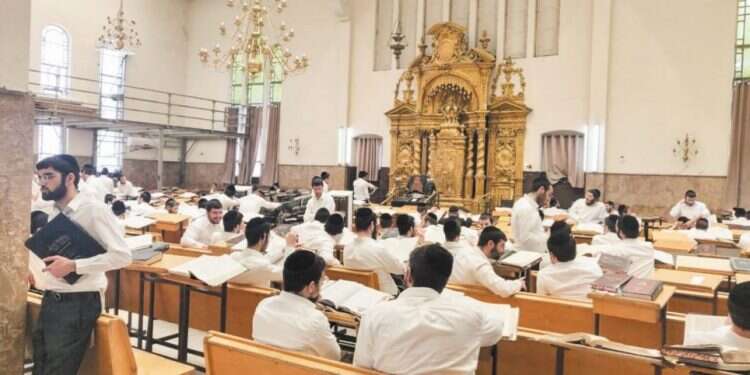 ביצים, לבן וגז מדמיע: מה קורה בישיבת פוניבז'?