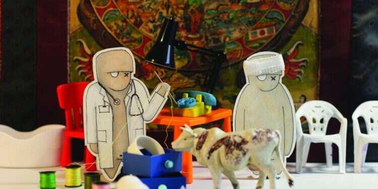 הגענו לבית חולים. את פנינו קיבלה פרה