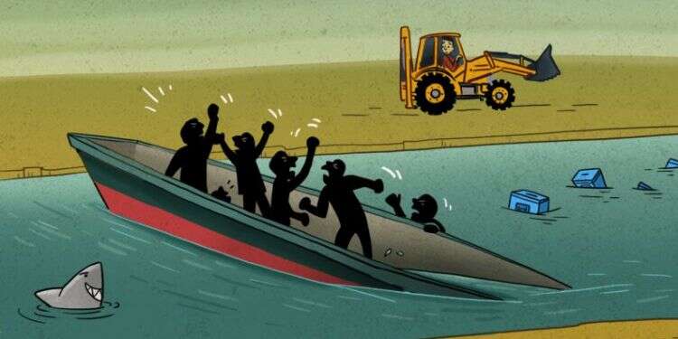 איור: נעמה להב מה קורה לספינה כאשר הערצת הקברניט או שנאתו הופכות לערך בלעדי